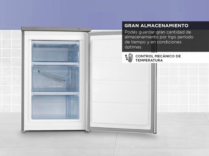 Freezer Peabody Vertical Acero Inox 82L A++ PE-FV90IX - 2