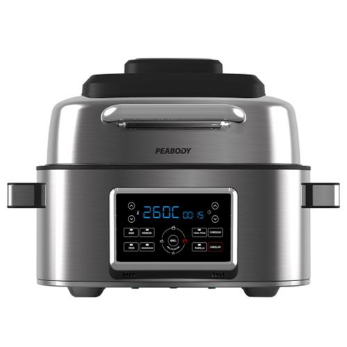 Freidora de Aire Con Grill Peabody 6 Lts 1600 Watts AFG01IX - 0
