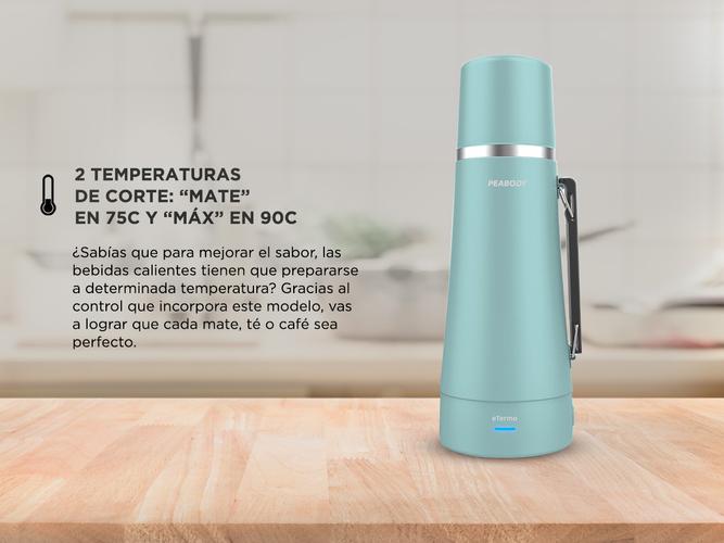 Termo Electrico Peabody E-termo 700w 1 Litro Pico Cebador Y Bombilla - 3