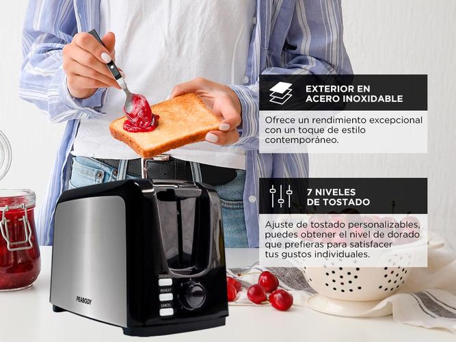 Tostadora Eléctrica Peabody 750 Watts T1305 - 3