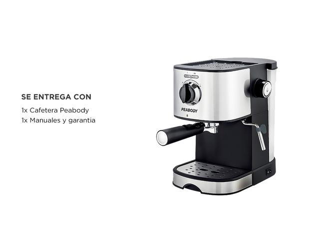 Cafetera Peabody Express Espumador 15Bar 850w Plateado PE-CE4601IX  - 5