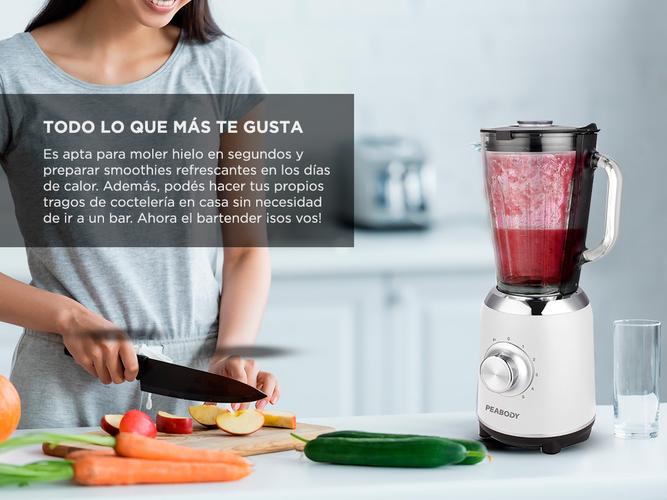  Licuadora Peabody PE-LN805 800w 1.75 L con jarra de vidrio - 2
