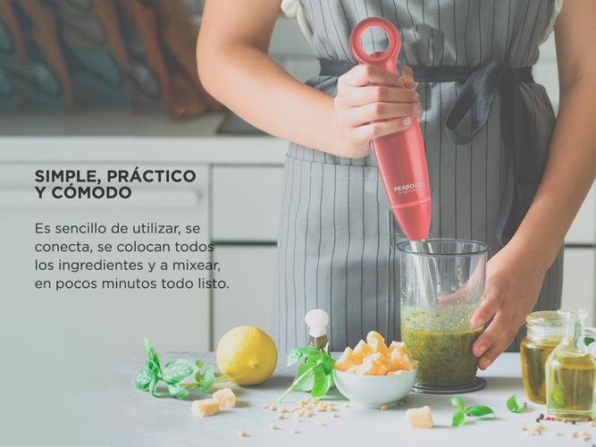  Mixer Mini Procesadora Peabody Smartchef PE-LM322 600W - 2