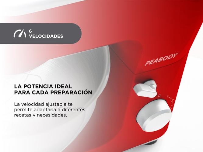 Batidora Planetaria Peabody PE-BM102R 1000Watts - 3