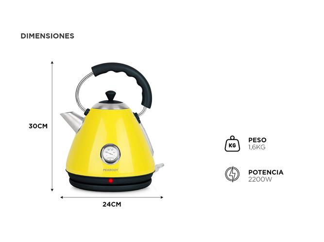 Pava Jarra Eléctrica Peabody KV8213A - 4