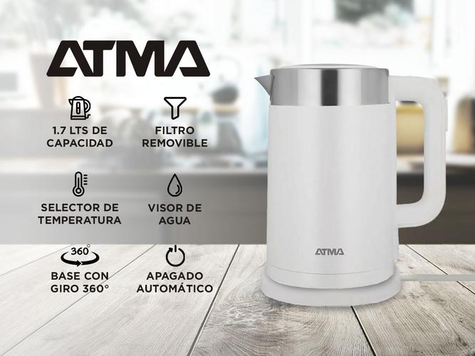 Pava Eléctrica Atma 1.7 Lts PEAT21WDP - 1