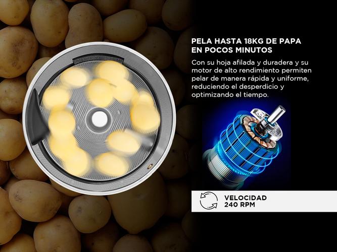 Pelador de Papas Moretti Peeler 18 1100 Watts - 2