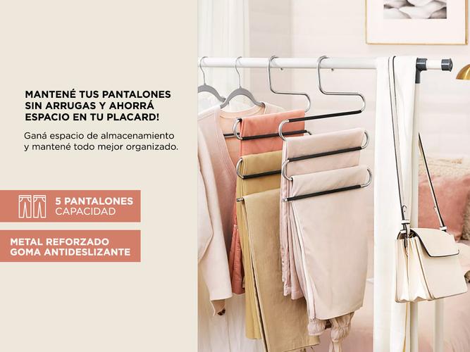 Kit x2 Percha Para 5 Pantalones - 2