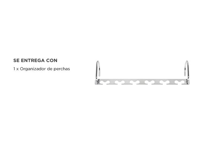 Organizador de Perchas Gadnic PER5 Armario Placard Ropero - 4