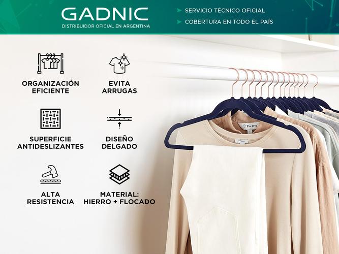 Perchas de Terciopelo Gadnic Antideslizantes - 1