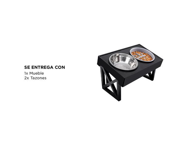 Cuenco Elevado Mueble para Mascotas Gadnic PET09 Platitos de Agua y Comida - 4