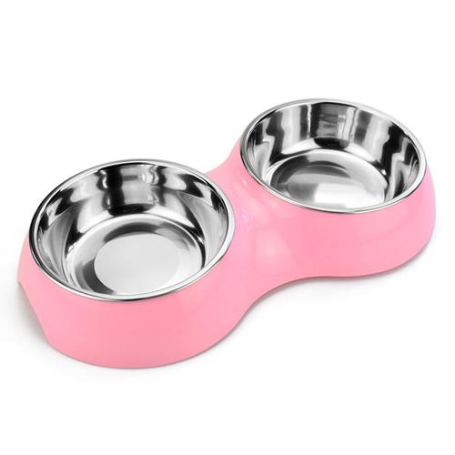 Bowl Comedero Doble Gadnic Para Mascotas Bebedero Perros Gato - 0