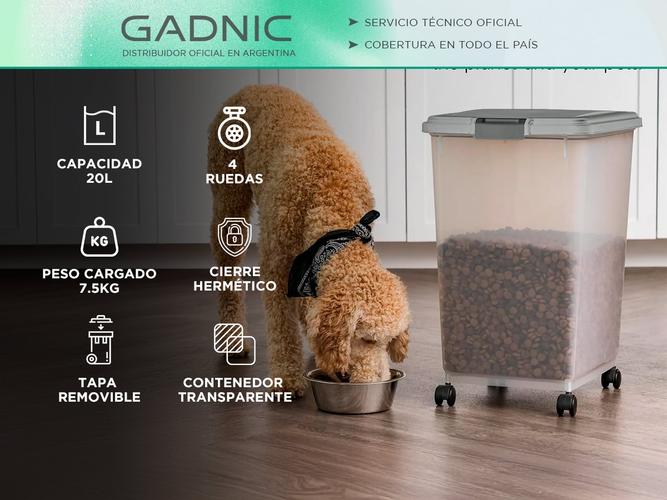 Contenedor Hermético Gadnic Para Alimentos de Mascotas 20L Outlet - 1