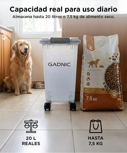 Contenedor Hermético Gadnic Para Alimentos de Mascotas 20L - 2