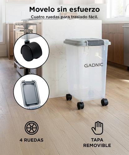 Contenedor Hermético Gadnic Para Alimentos de Mascotas 20L - 4