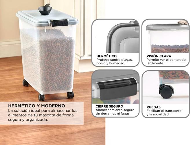 Contenedor Hermético Gadnic Para Alimentos de Mascotas 30L - 2