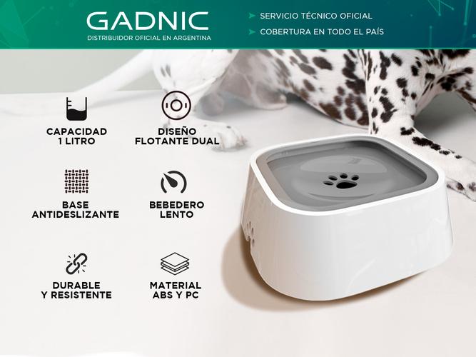 Cuenco Tazón de Agua Flotante Gadnic PETB12 Bebedero Antiderrame - 1