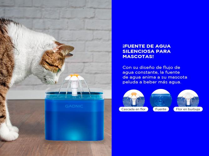 Fuente De Agua Silenciosa Gadnic Bebedero para Mascotas 2l - 2
