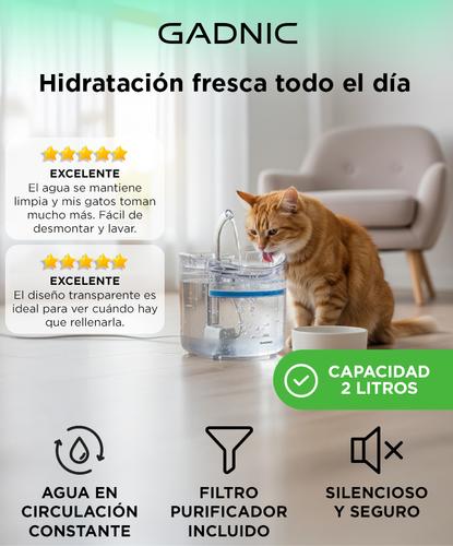 Bebedero Mascotas Gadnic PB4040 2 Litros Automatico - 1