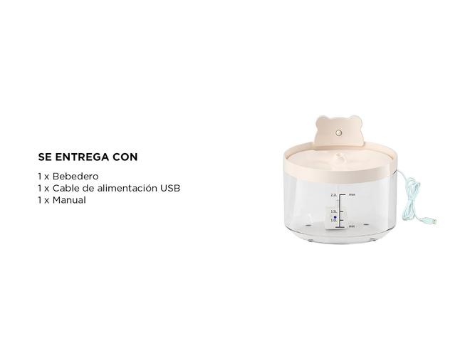 Bebedero Automático de Agua Gadnic Con Sensor Inteligente Para Mascotas - 6