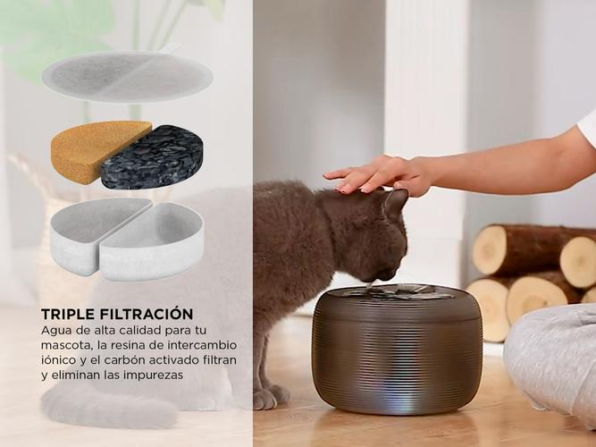 Fuente de Agua para Mascotas Gadnic PETB09 Bebedero 2.5 L - 4