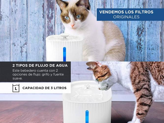 Bebedero Fuente De Agua Gadnic Silenciosa Para Mascotas - 2