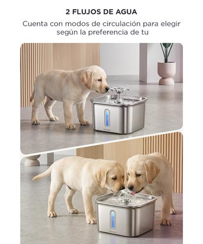 Bebedero Para Mascotas Gadnic Acero Inoxidable 304 Luz Led Agua Recirculante  - 3