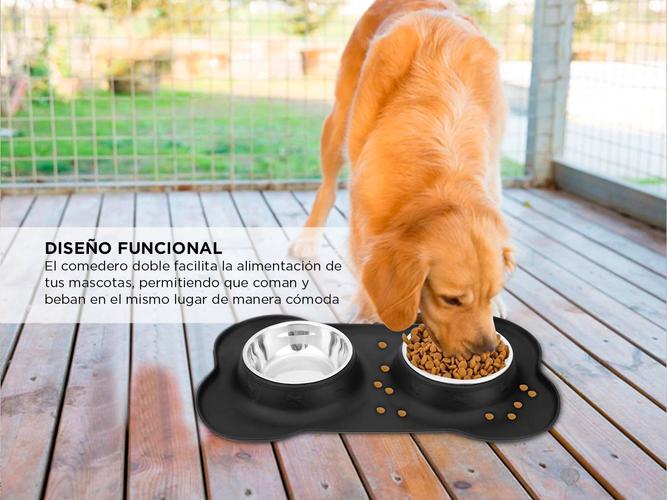 Comedero Doble Gadnic Para mascotas - 3