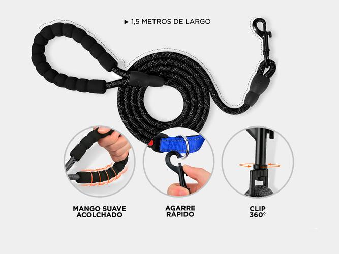 Correa Para Perro Gadnic Resistente 1.5 mts - 3