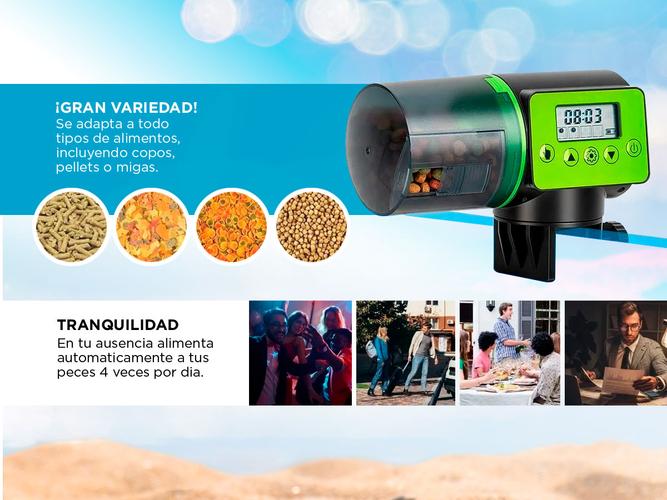 Alimentador Automático Gadnic Peces 200ml - 2