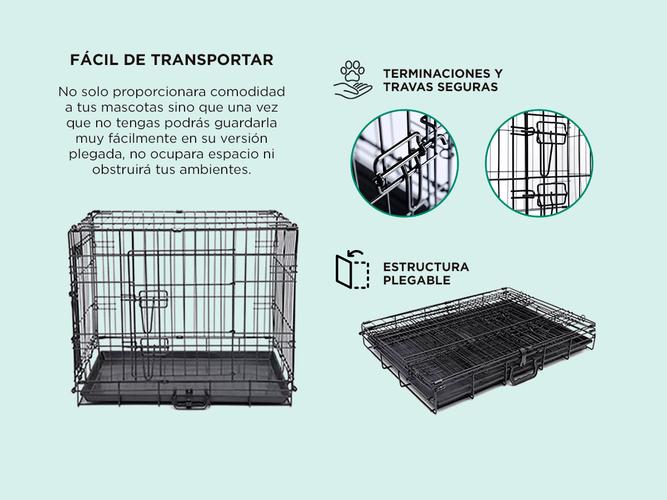 Jaula Transportadora Gadnic Plegable Para Mascotas Pequeñas - 3