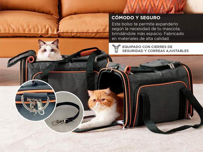 Bolso Transportador Pequeñas Mascotas Gadnic JAU03 Gatos Conejos - 2