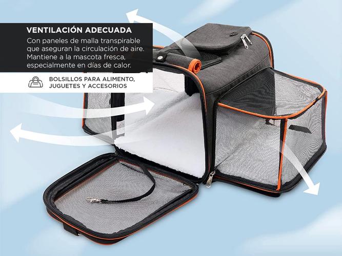 Bolso Transportador Pequeñas Mascotas Gadnic JAU03 Gatos Conejos - 3