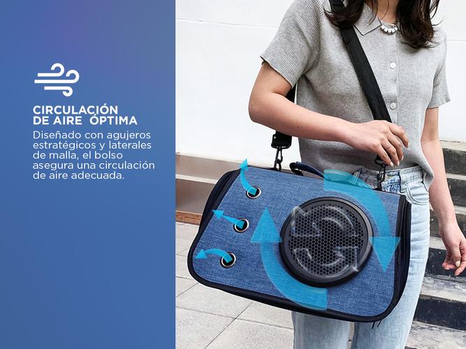 Bolso de Transporte Para Mascotas Gadnic PJ05 De Hombro Con Ventana - 2
