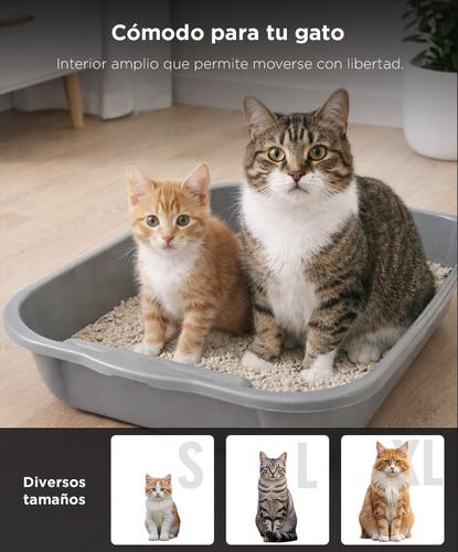 Arenero Cerrado Para Gatos Gadnic PEPT01 Litera Bandeja Anti Olor Con Pala - 4