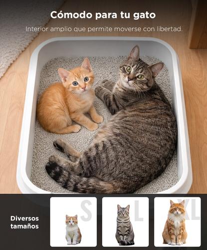  Arenero Cerrado Para Gatos Gadnic PEPT02 Litera Bandeja Anti Olor Con Pala Ventilación - 4
