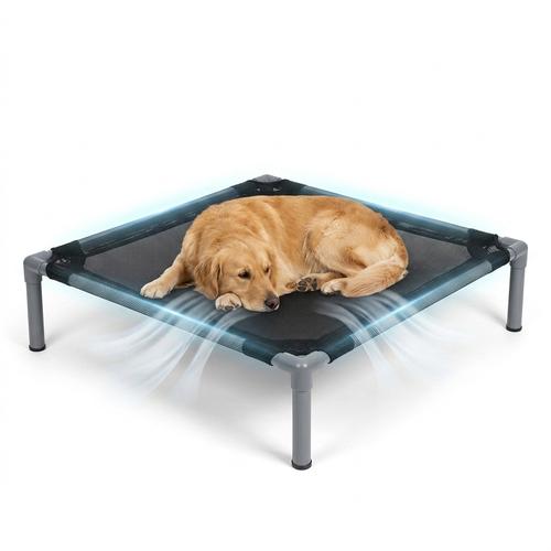  Cama Catre Mascota Elevada Gadnic Cucha para Perro Reforzada 100x70cm Desarmable - 0