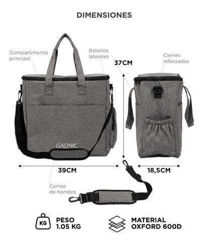 Bolso de Viaje Para Mascotas Gadnic con Bowls y Contenedores 17L Resistente - 5