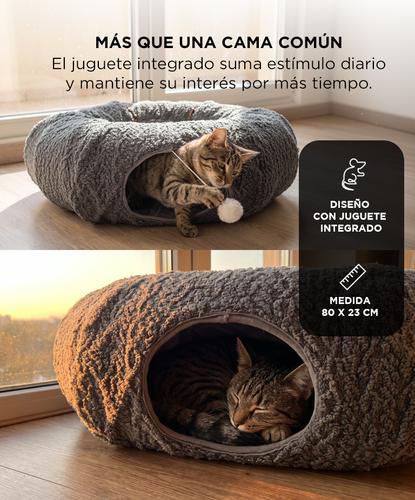  Cama Cueva Para Gatos Gadnic Resistente Con Juguetes Cucha - 2