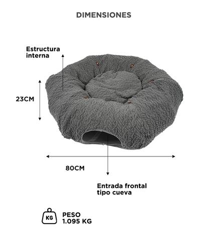  Cama Cueva Para Gatos Gadnic Resistente Con Juguetes Cucha - 5