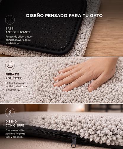 Cama Para Gatos Autocalentable Gadnic 50 X 40 Cm Fibra De Poliéster Base Antideslizante - 3