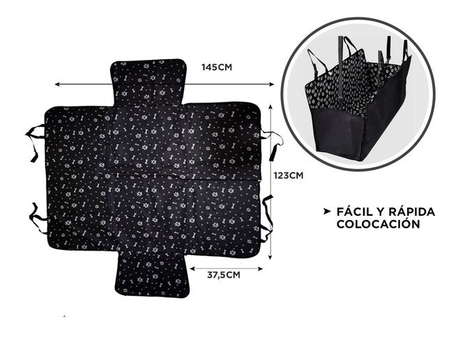 Funda Protectora Para Auto Gadnic PMAT1 Para Mascotas Impermeable - 4