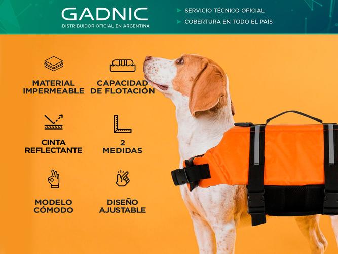 Chaleco Salvavidas Impermeable para Perros Gadnic PCH1 Cintas Reflectante de Seguridad - 1