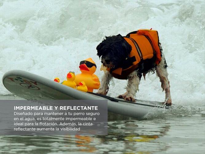 Chaleco Salvavidas Impermeable para Perros Gadnic PCH1 Cintas Reflectante de Seguridad - 2
