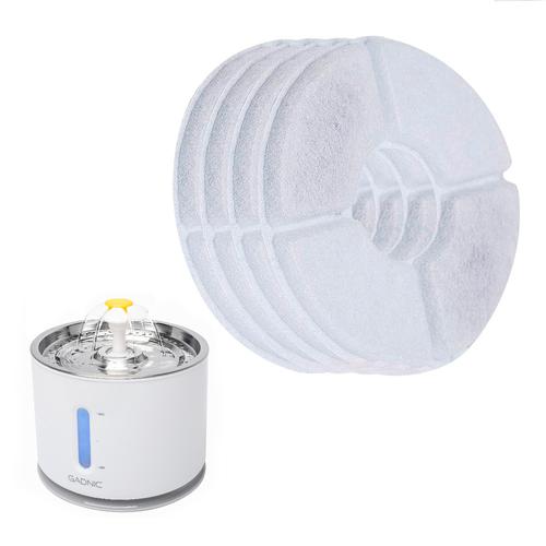 Repuesto Filtro PETBEB01 PETBEB02 Fuente Flower Bebedero Gatos x4 - 0