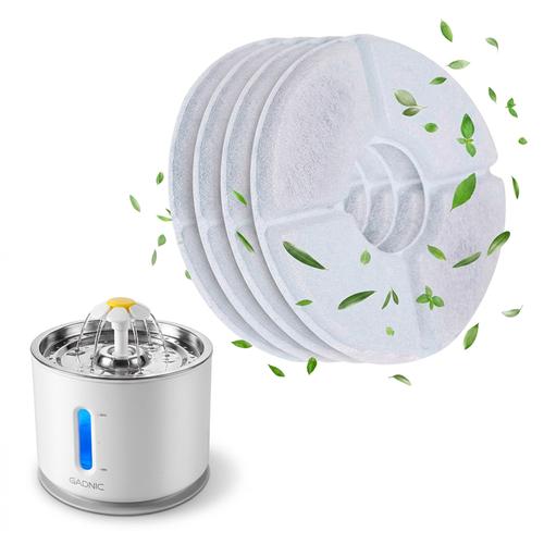 Repuesto Filtro PETBEB01 PETBEB02 Fuente Flower Bebedero Gatos x4 - 0