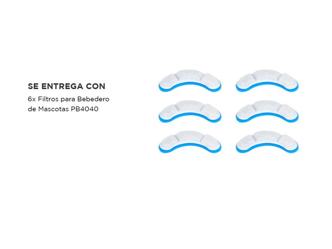 Filtros de Repuesto Gadnic para Bebedero Mascotas PETBEB04 - 4
