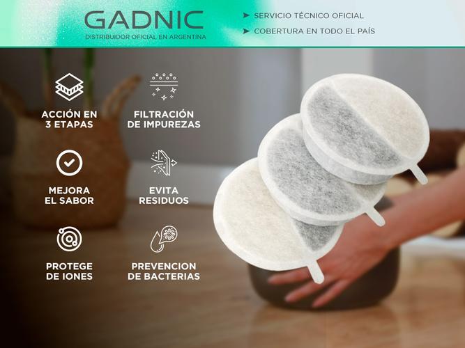 Filtros de Repuesto Gadnic para Bebedero Mascotas Compatible PETBEB09 - 1