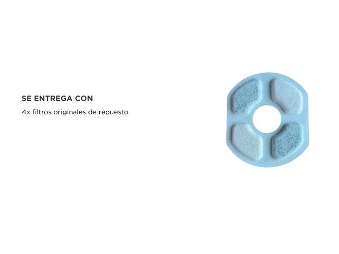 Pack de 4 filtros de repuesto Gadnic para bebedero PETBEB14 SM-669S originales  - 4