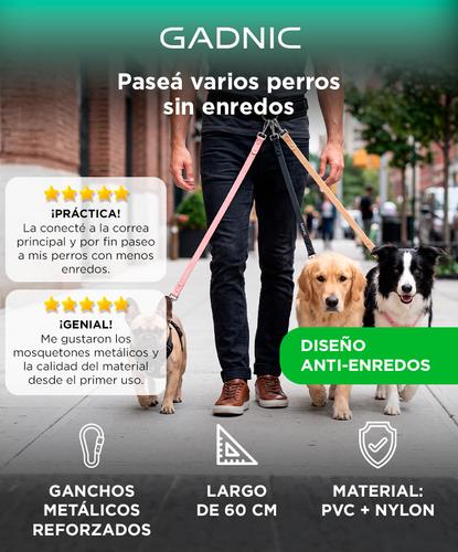 Correa Extensora Antienredos Gadnic 60 Cm PVC Nylon Ganchos Metálicos Reforzados - 1